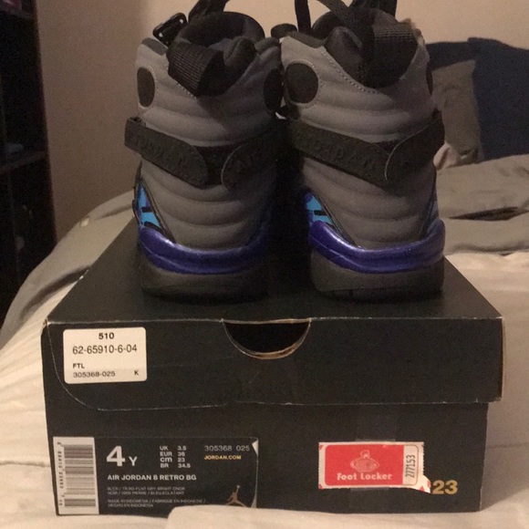 Air Jordan Retro 8 Aquas - Picture 8 of 8